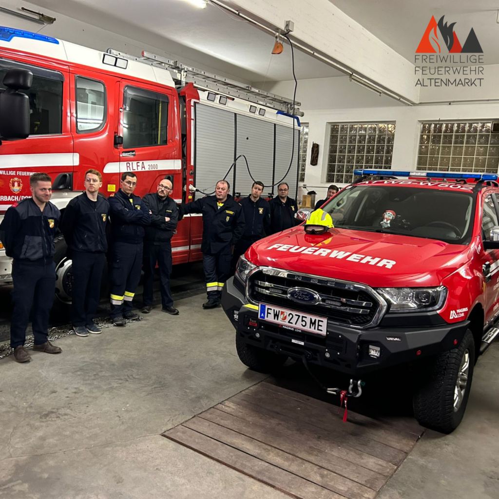 Waldbrand-Pickup der FF Kirnberg