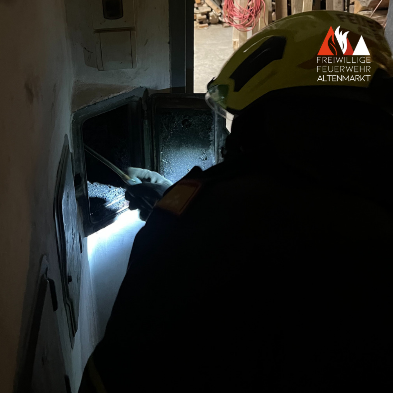 Beobachtung Kaminbrand